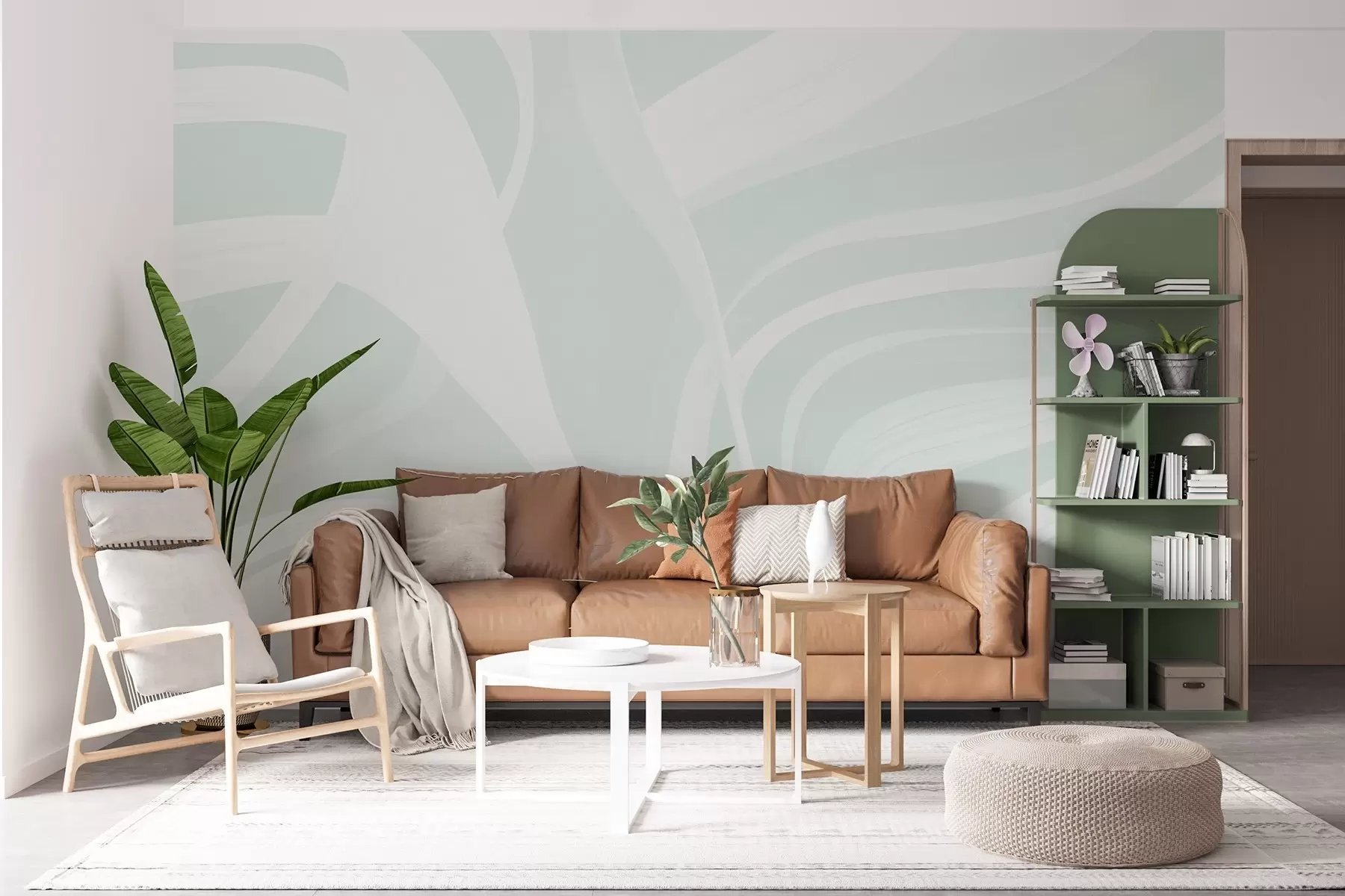 Papier peint photo Lignes douces w04041v2