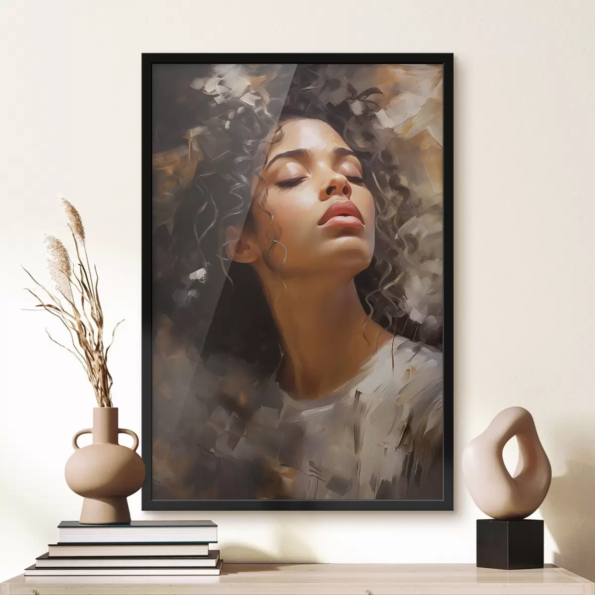 Poster Portret van meisje f44560