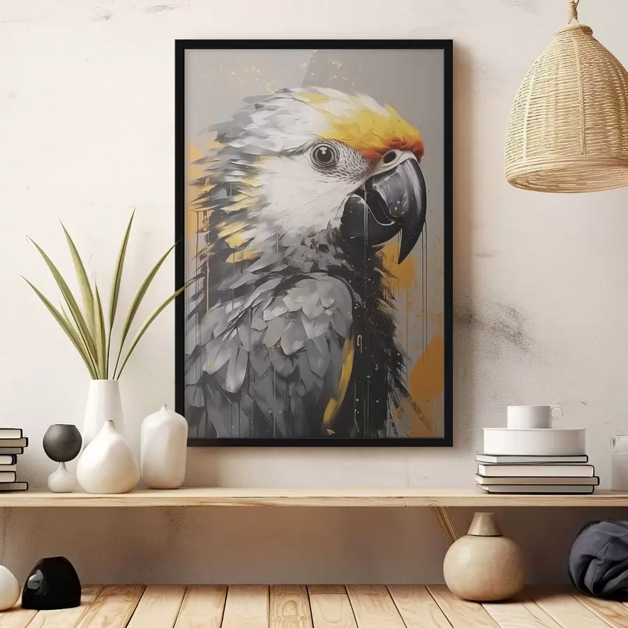 Fotobehang Papegaai f44561