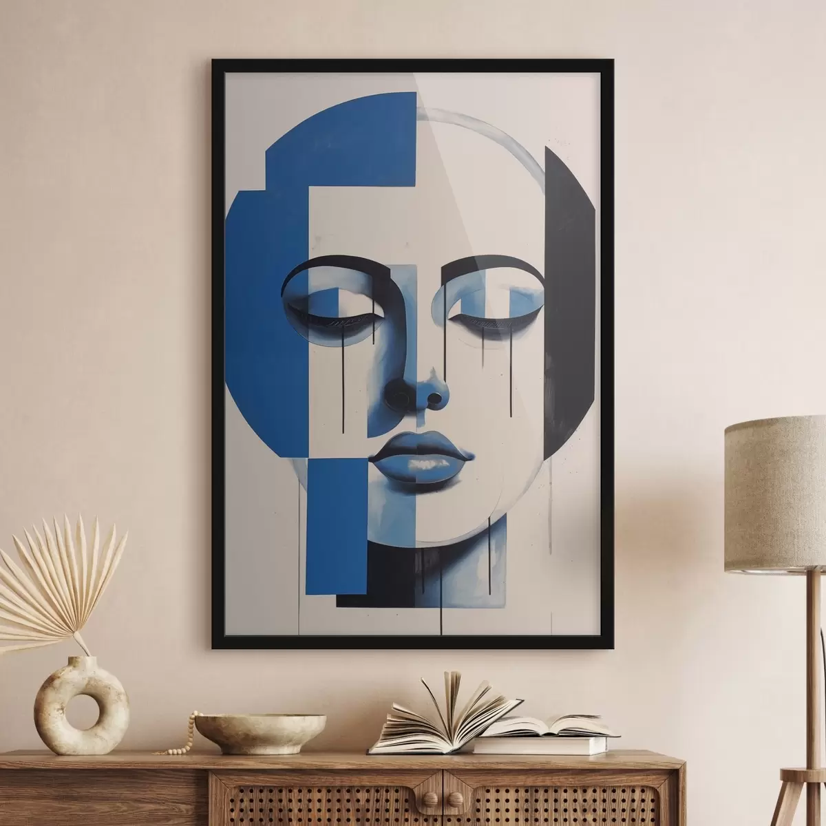 Affiche Visage abstrait f44564