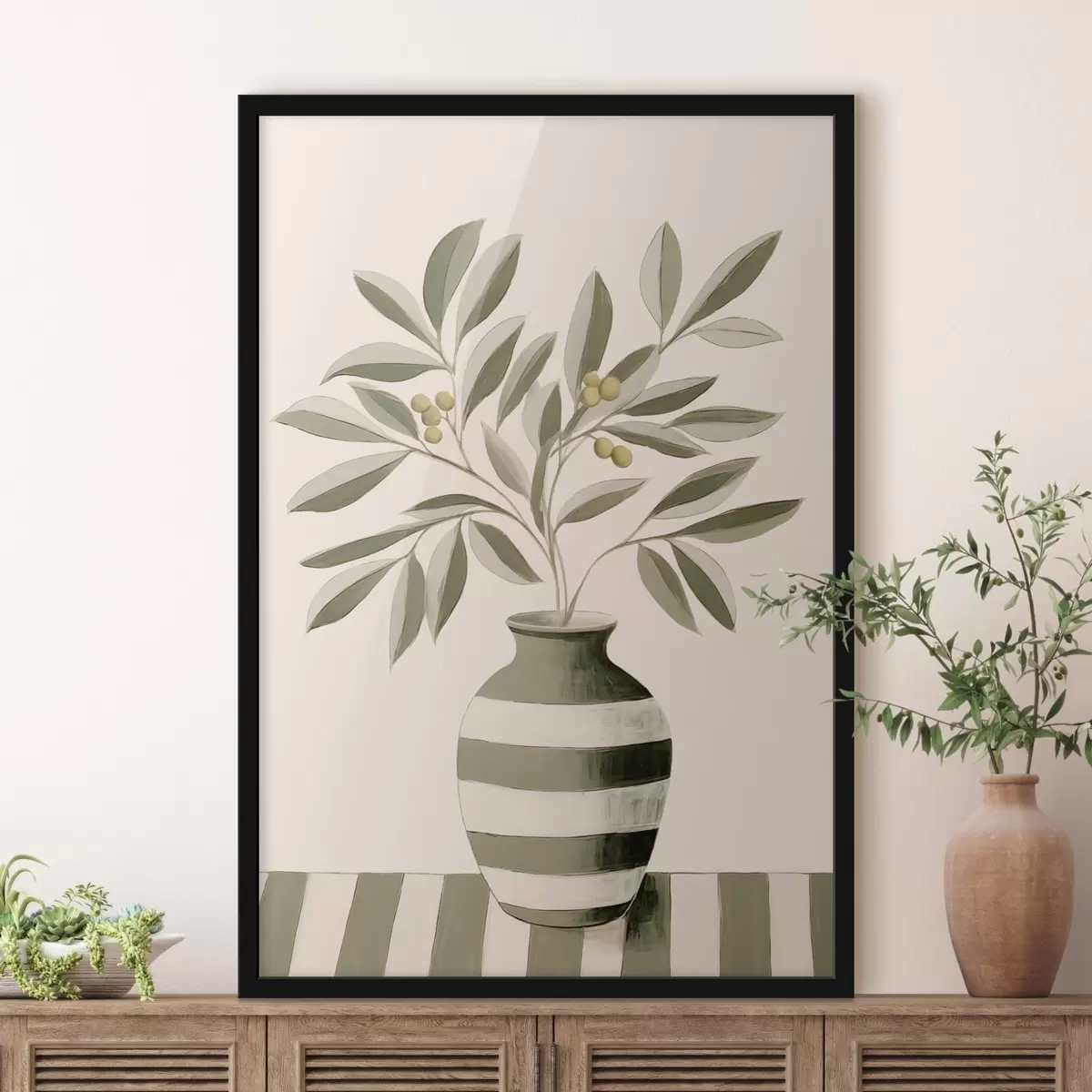 Affiche Olive dans un vase f44573
