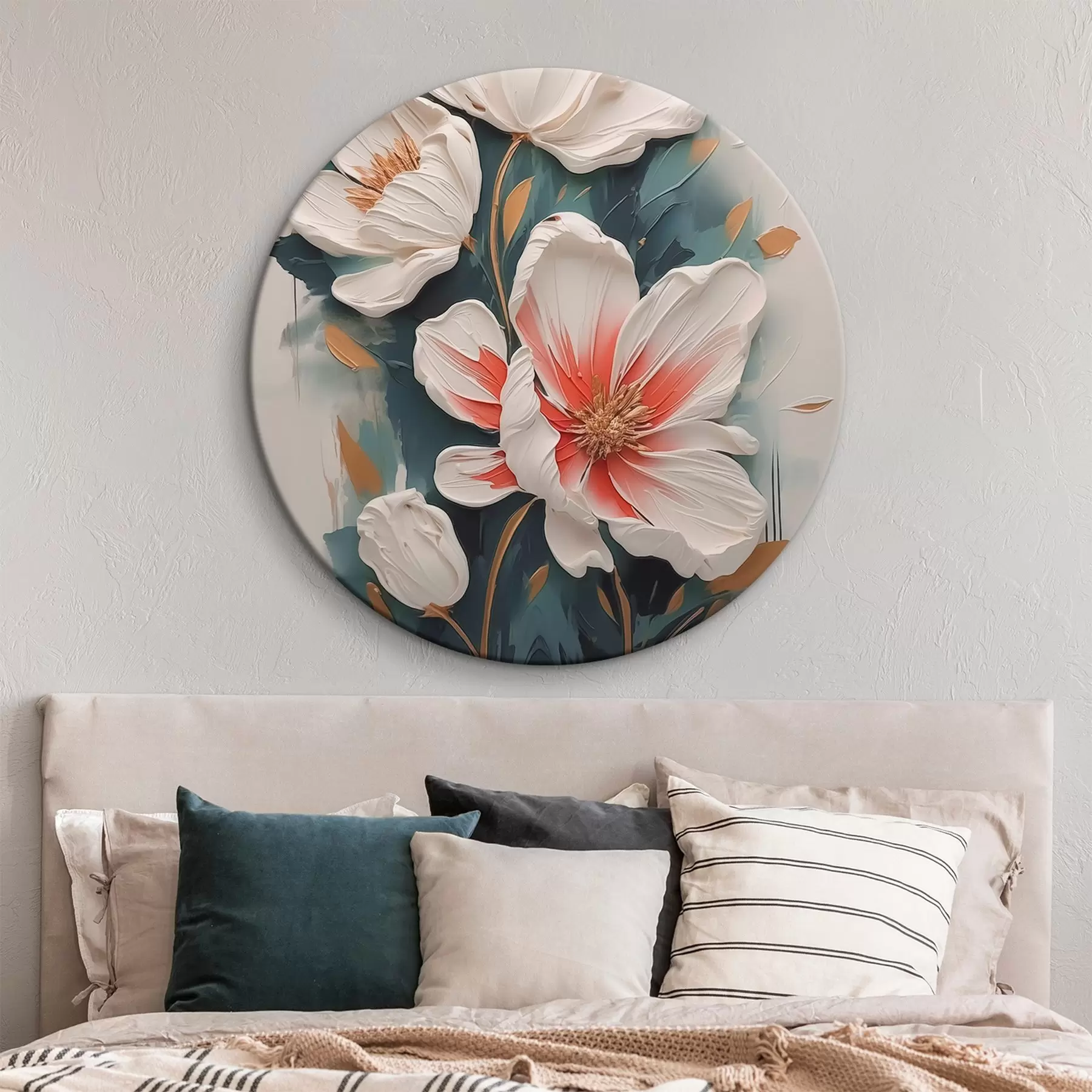  Peintures Fleurs abstraites r44587