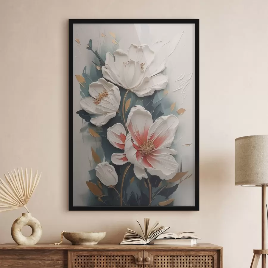 Fotobehang Abstracte bloemen f44587
