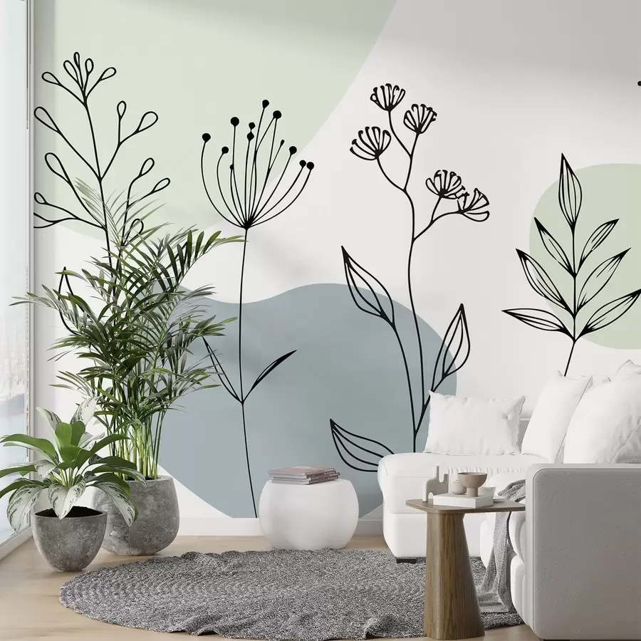 Fotobehang Boho bloemmotief w04080v1
