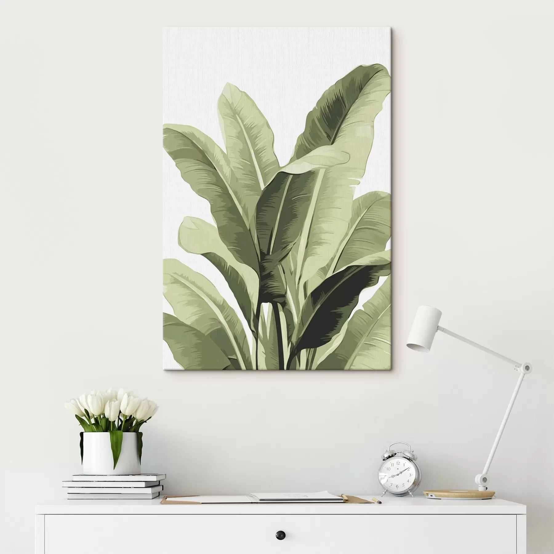 Fotobehang Grote bladeren s44647