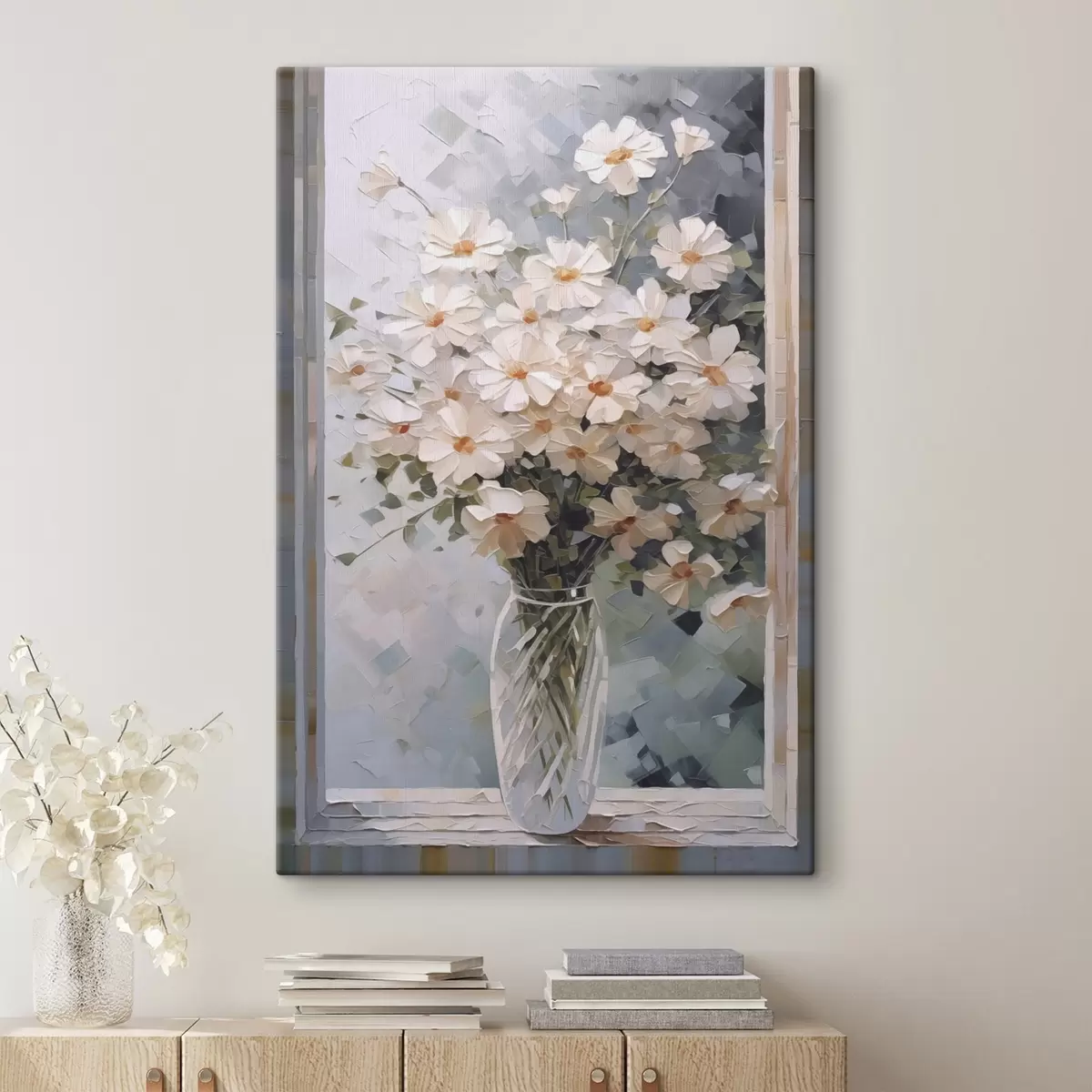  Schilderijen Delicate bloemen in een vaas s44651