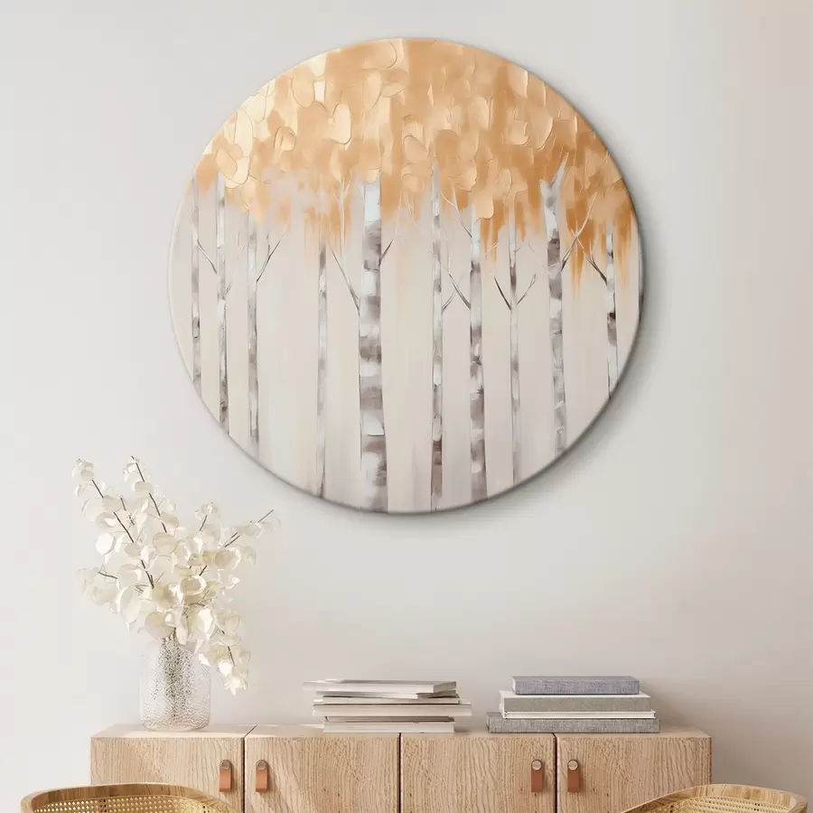  Schilderijen Berken imitatie schilderij r44637