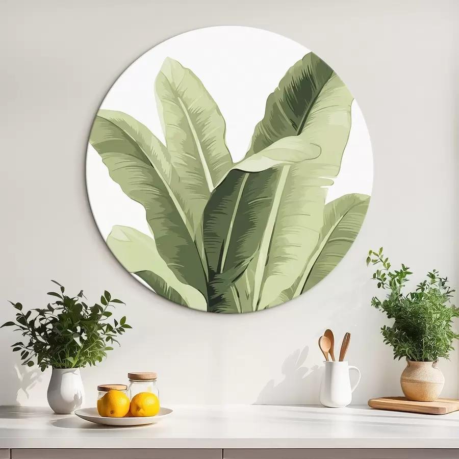  Schilderijen Grote bladeren r44647