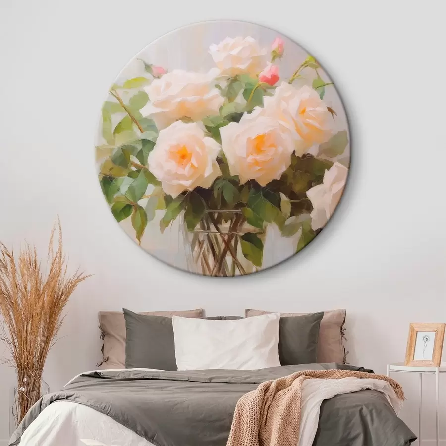  Peintures Bouquet de roses dans un vase r44652