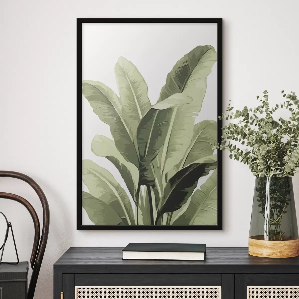 Poster Grote bladeren f44647