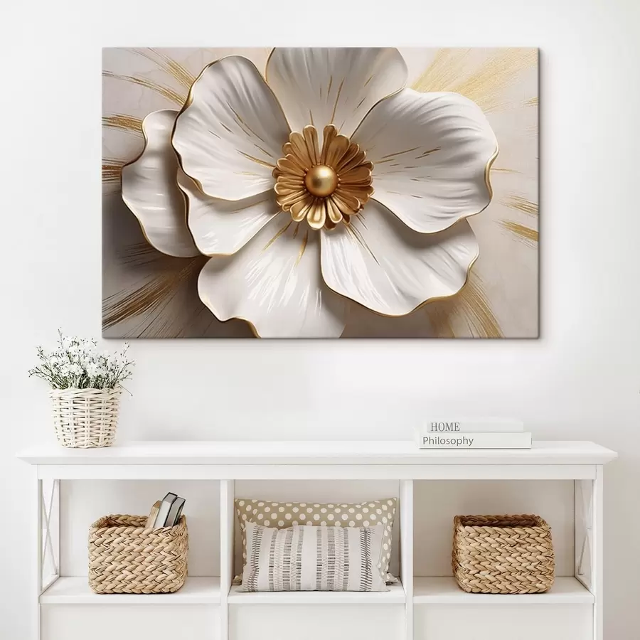  Peintures Fleur à pétales volumétriques s44631