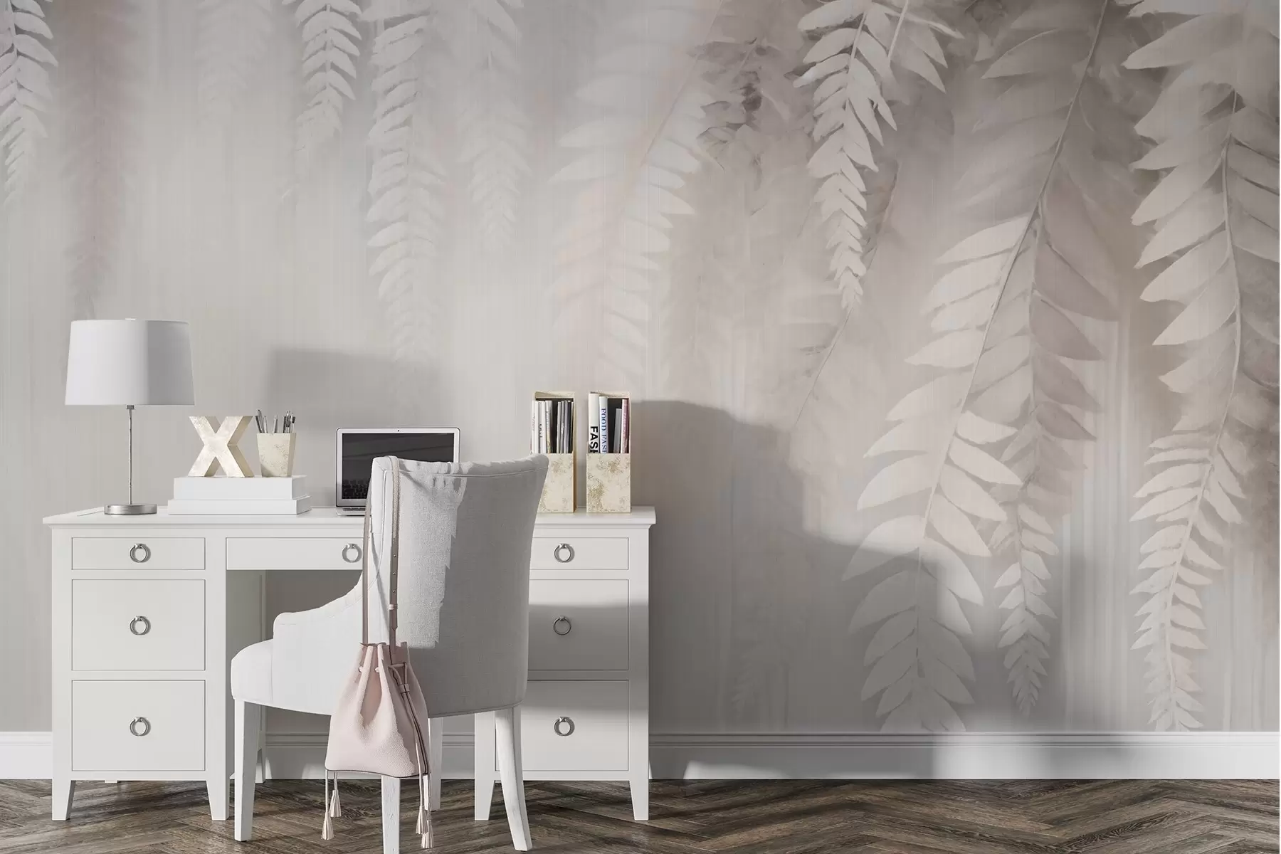 Fotobehang Vallende bladeren w09176v2