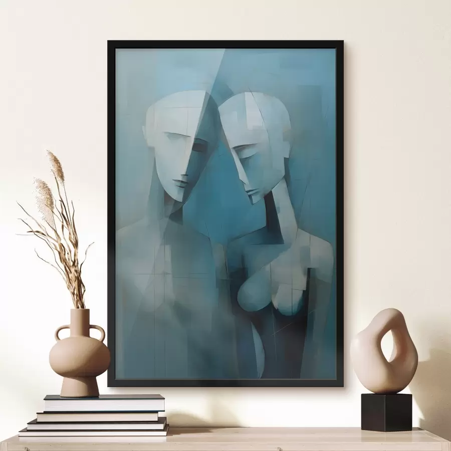 Fotobehang Paar in Meetkunde f44672