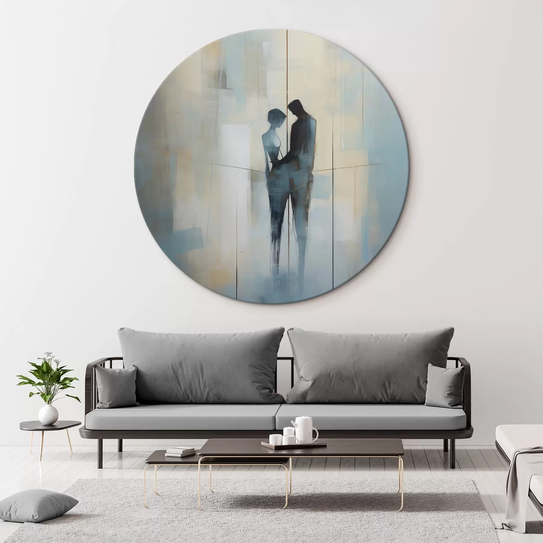  Peintures Couple dans l'espace r44670