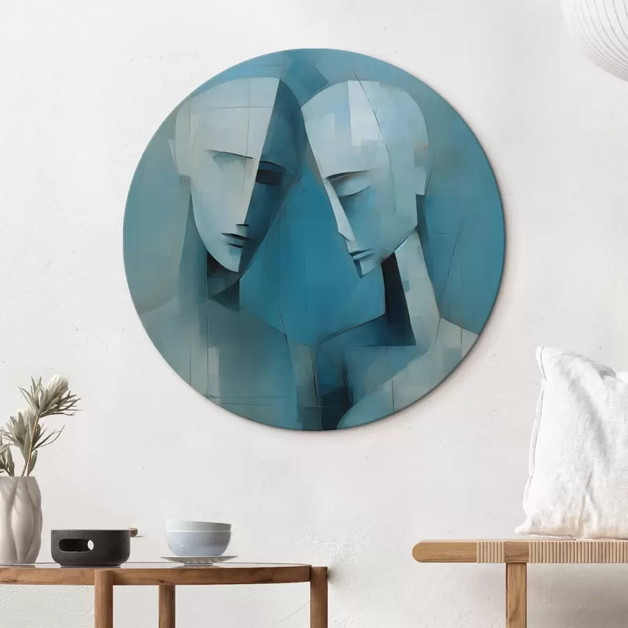  Peintures Couple en géométrie r44672