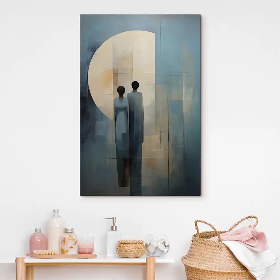  Schilderijen Twee en het licht s44671