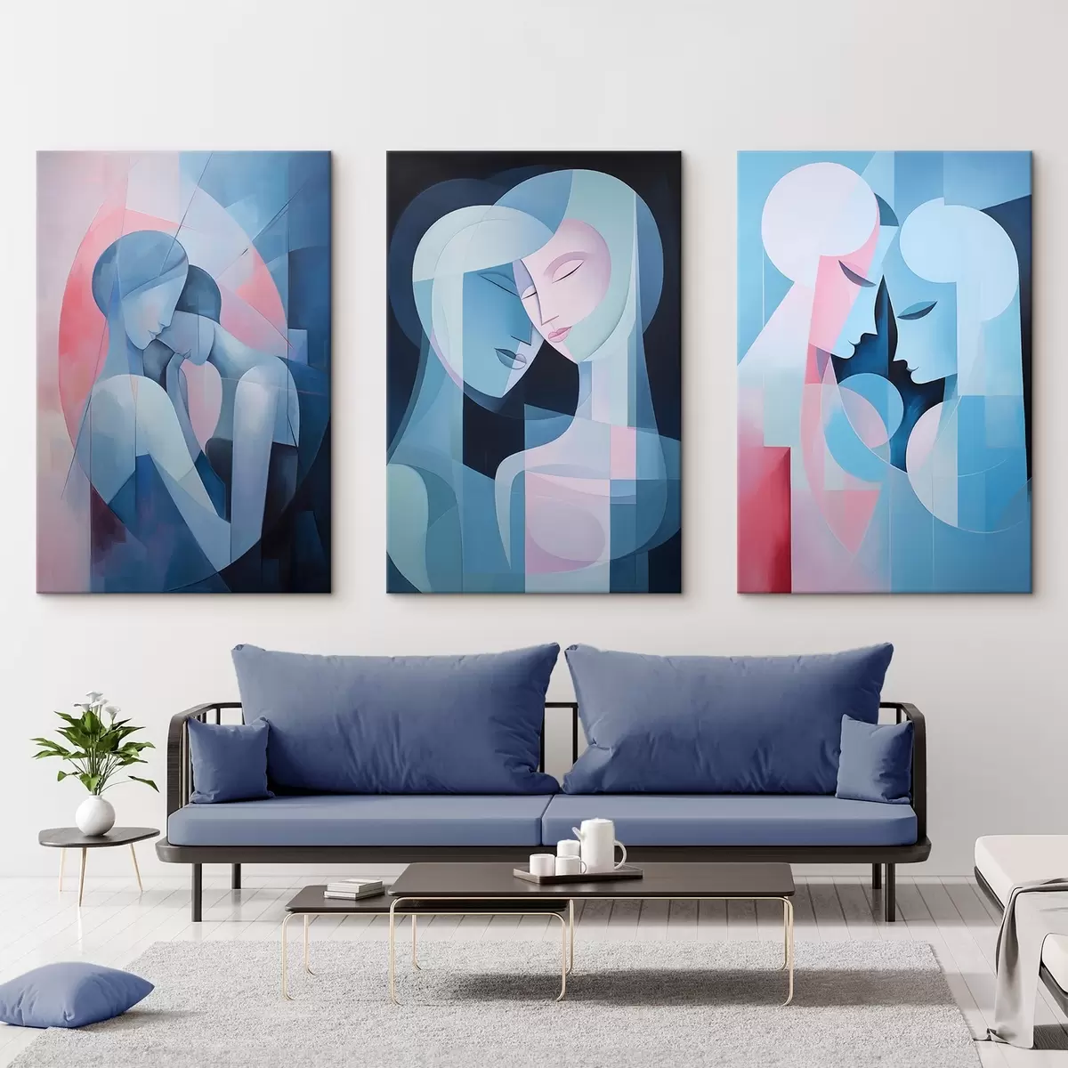  Schilderijen Tederheid in vormen m00458