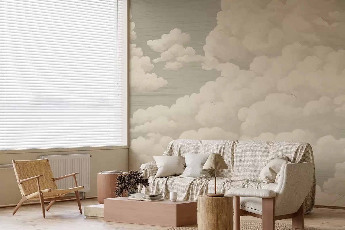 Fotobehang Wolken w04086v3