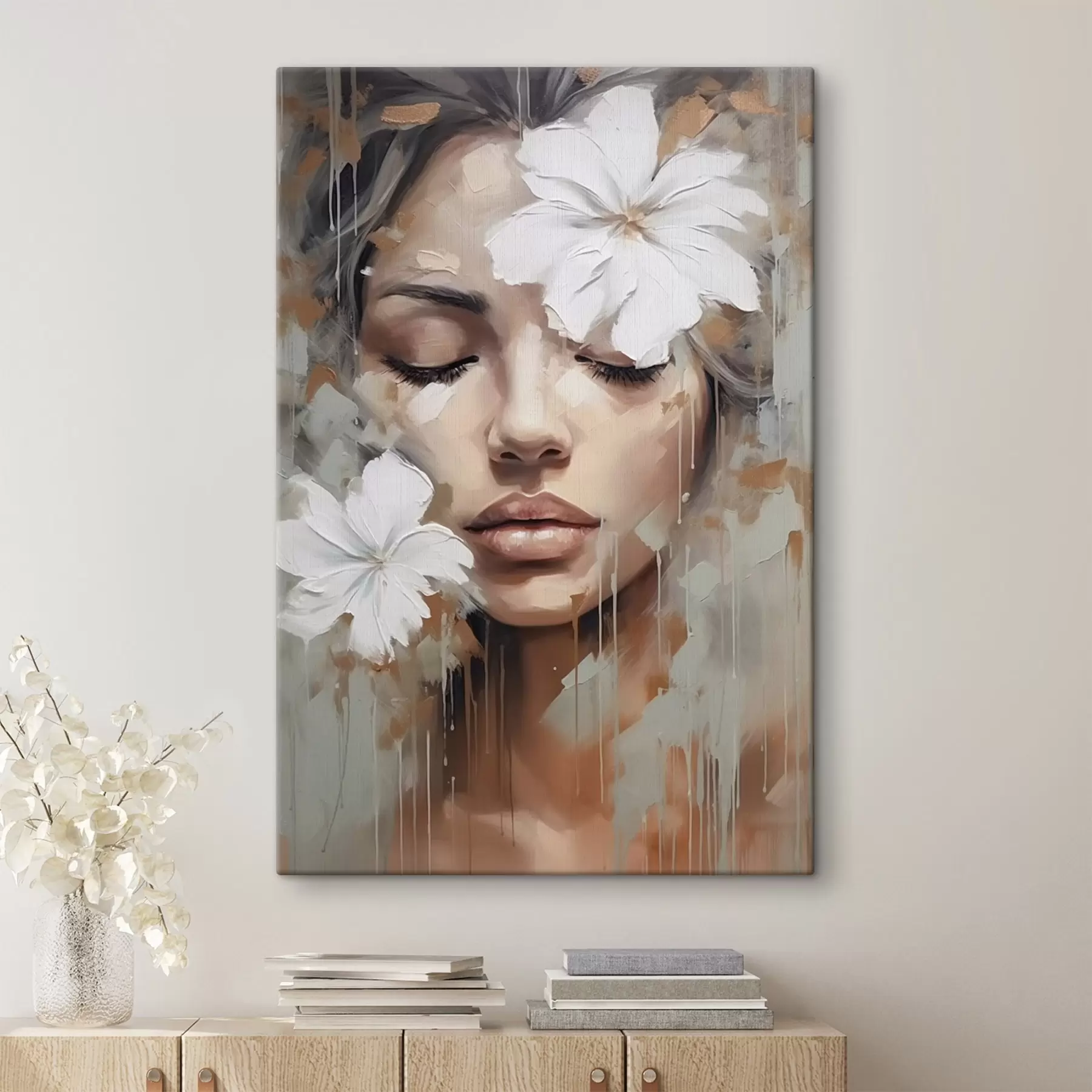 Papier peint photo Visage féminin s44684