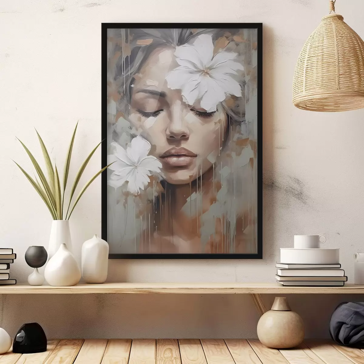 Affiche Visage féminin f44684