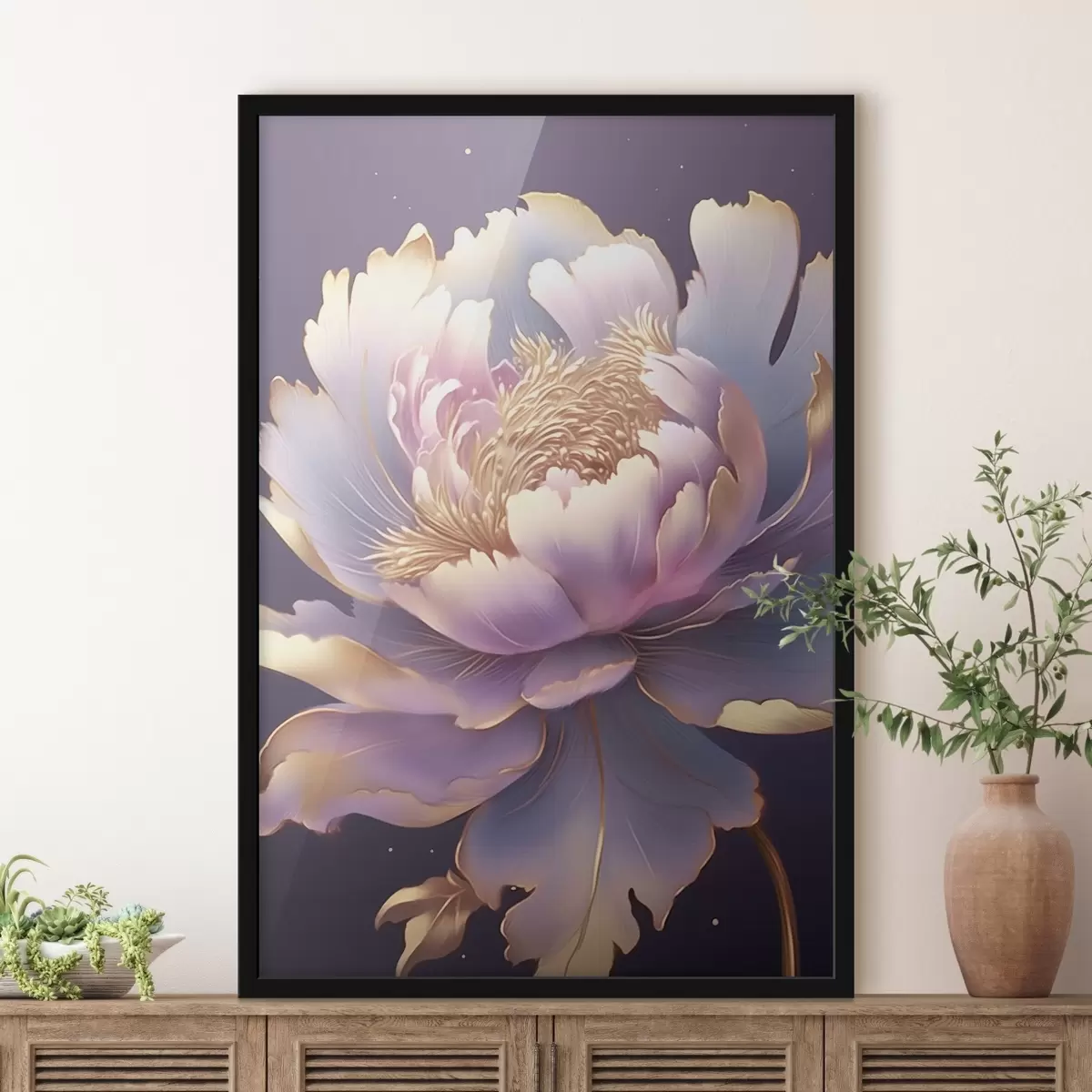 Poster Grote bloem f44689