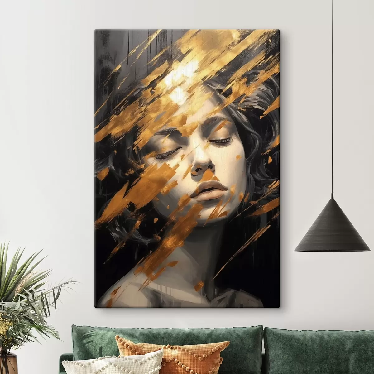  Schilderijen Abstract portret s44703