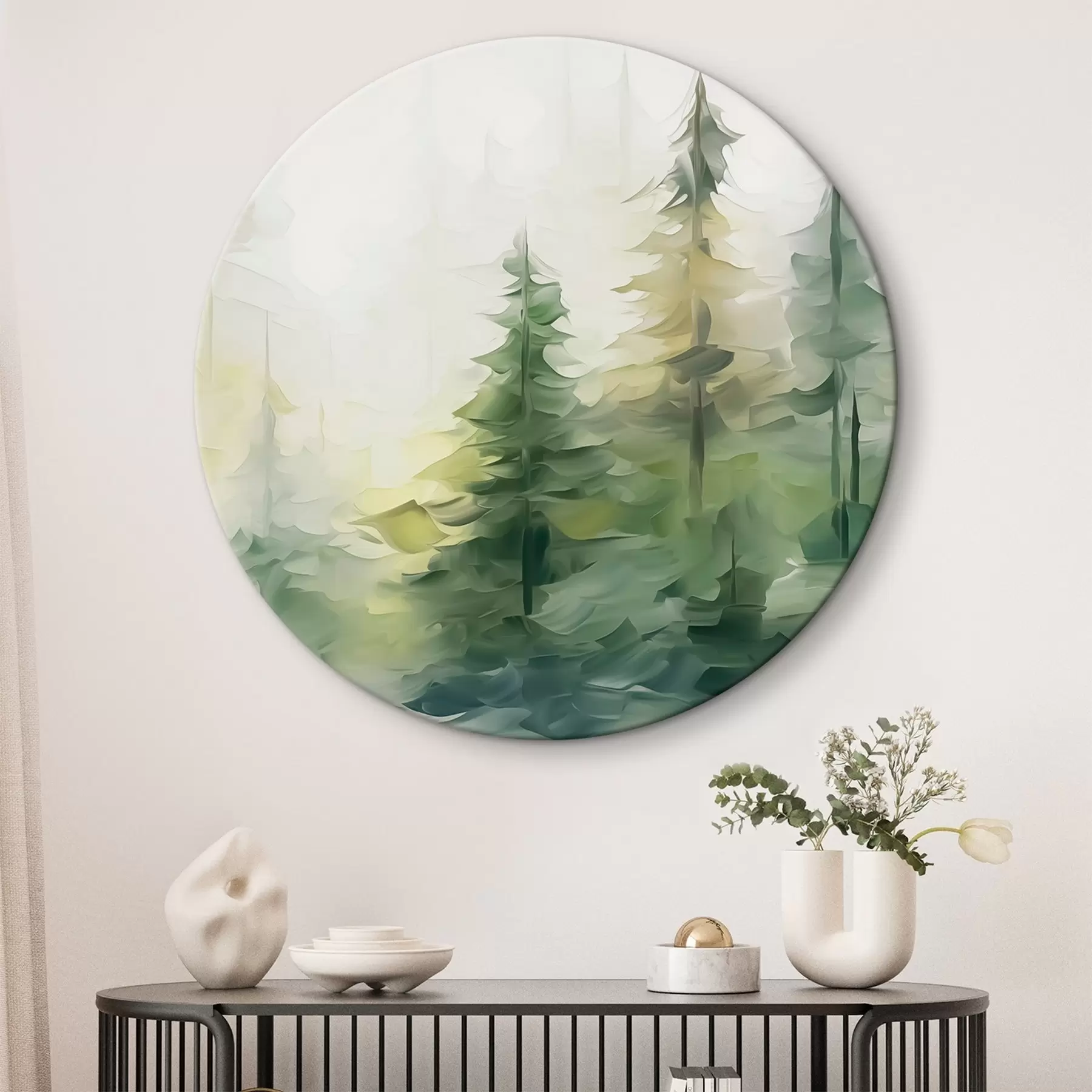  Schilderijen Bos imitatieschilderij r44708