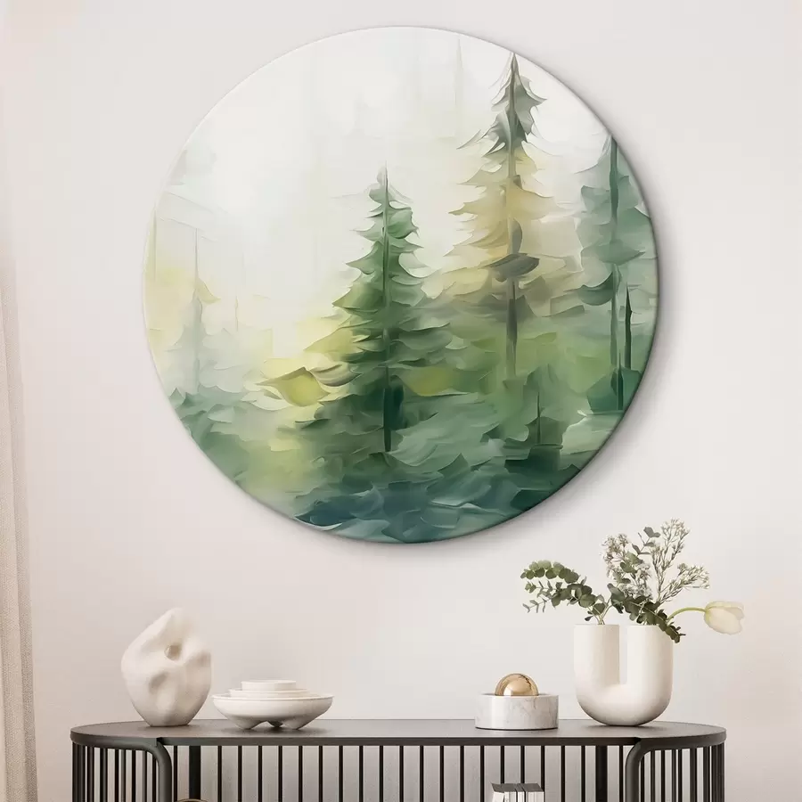  Schilderijen Bos imitatieschilderij r44708