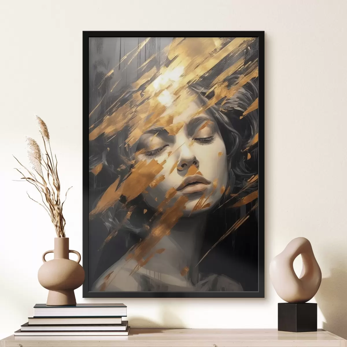 Affiche Portrait abstrait f44703