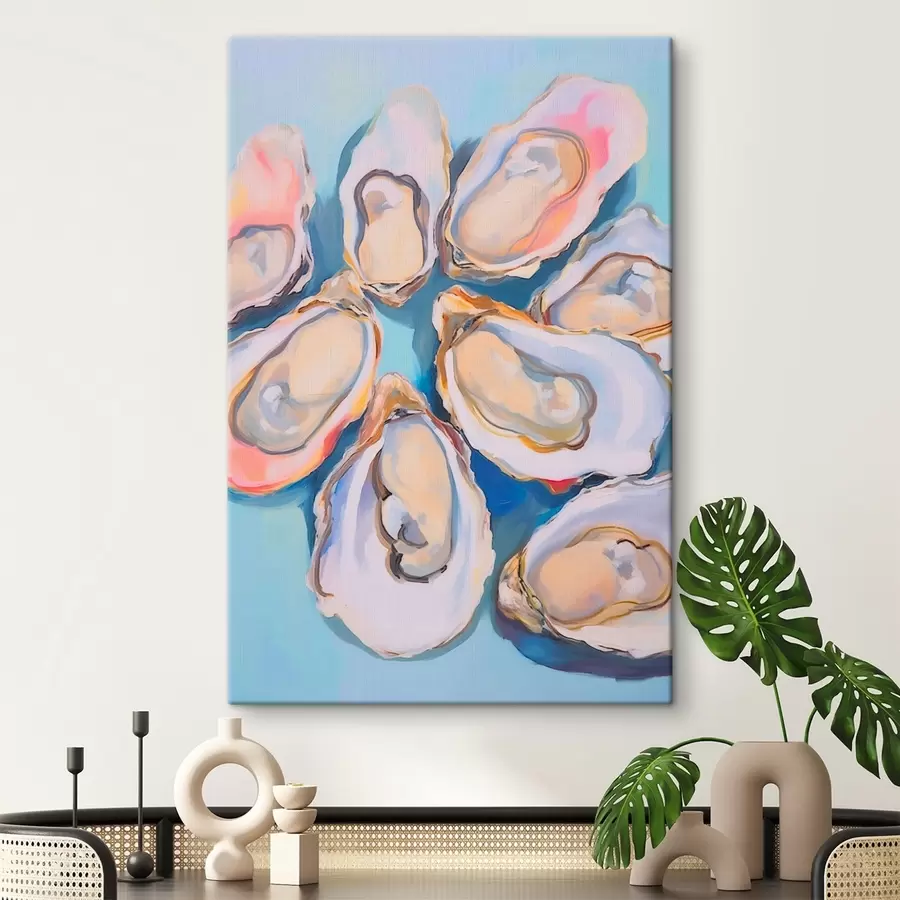  Schilderijen Oesterschelpen op het strand s44734