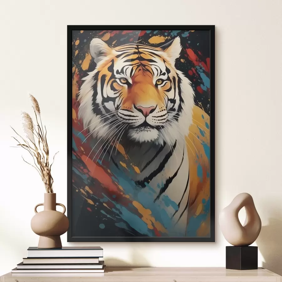 Fotobehang Tijger f44724