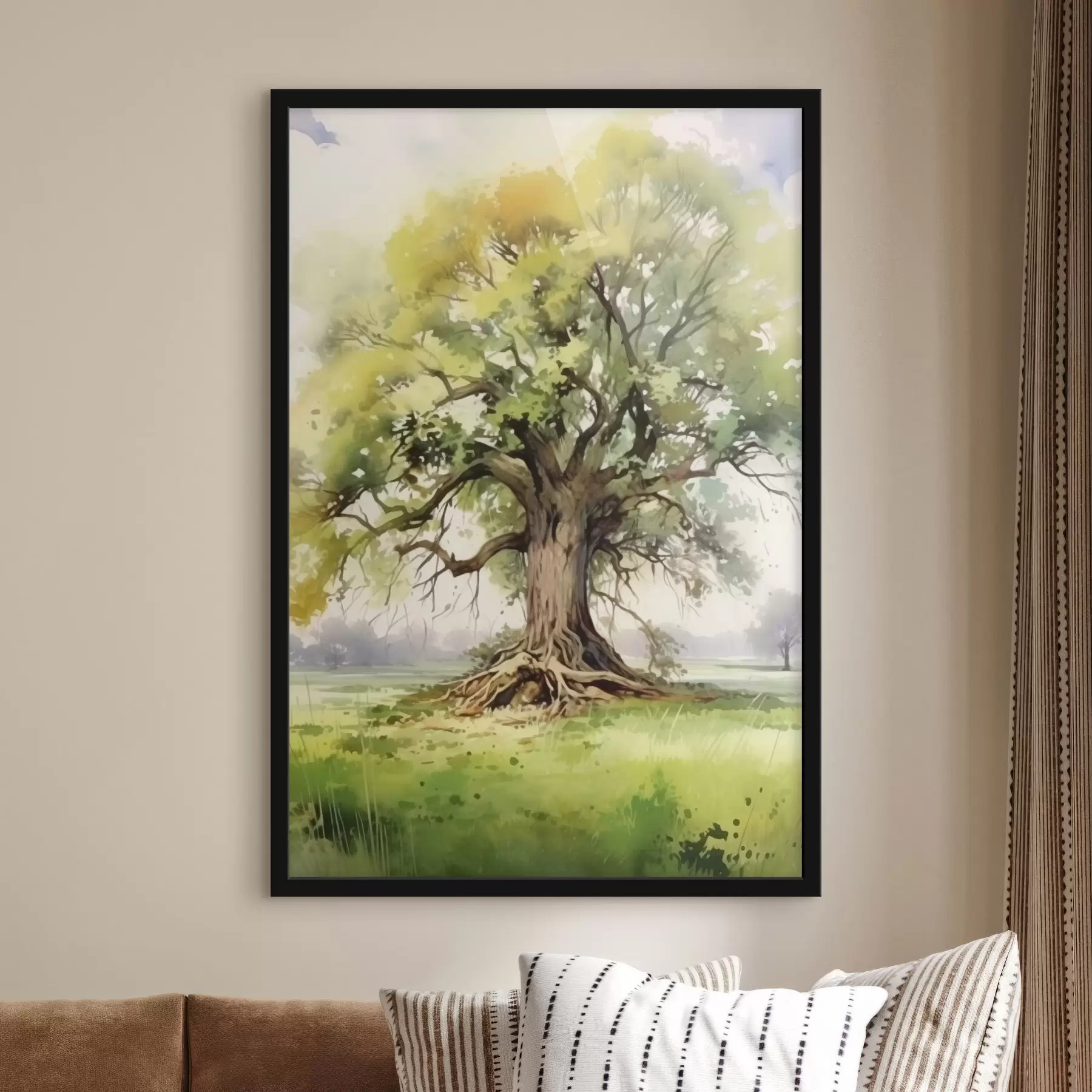 Fotobehang Een oude boom met spreidende wortels f44731