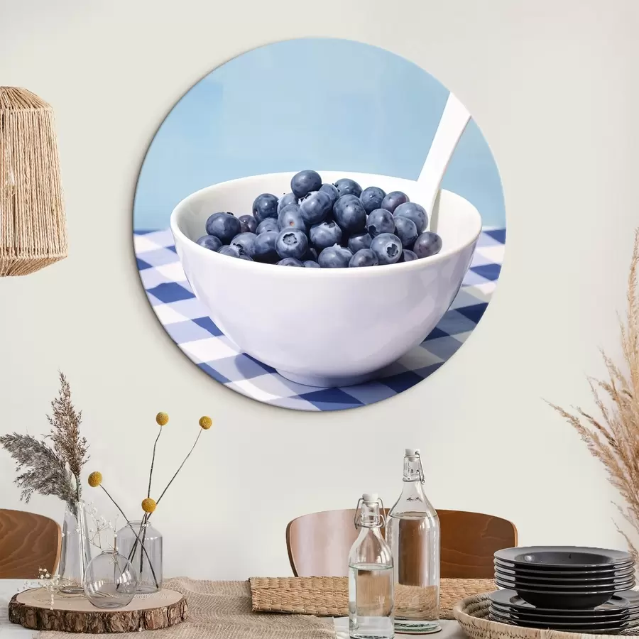  Schilderijen Een kom bosbessen r44737