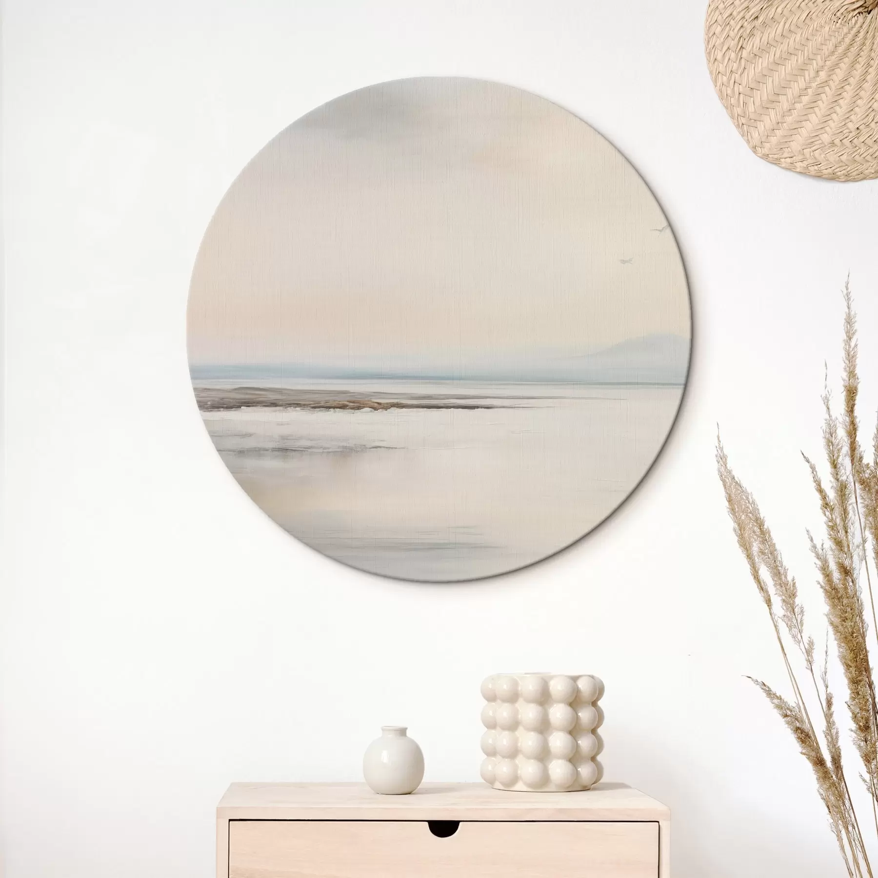  Schilderijen Pastelkleurige zee met horizon r44746