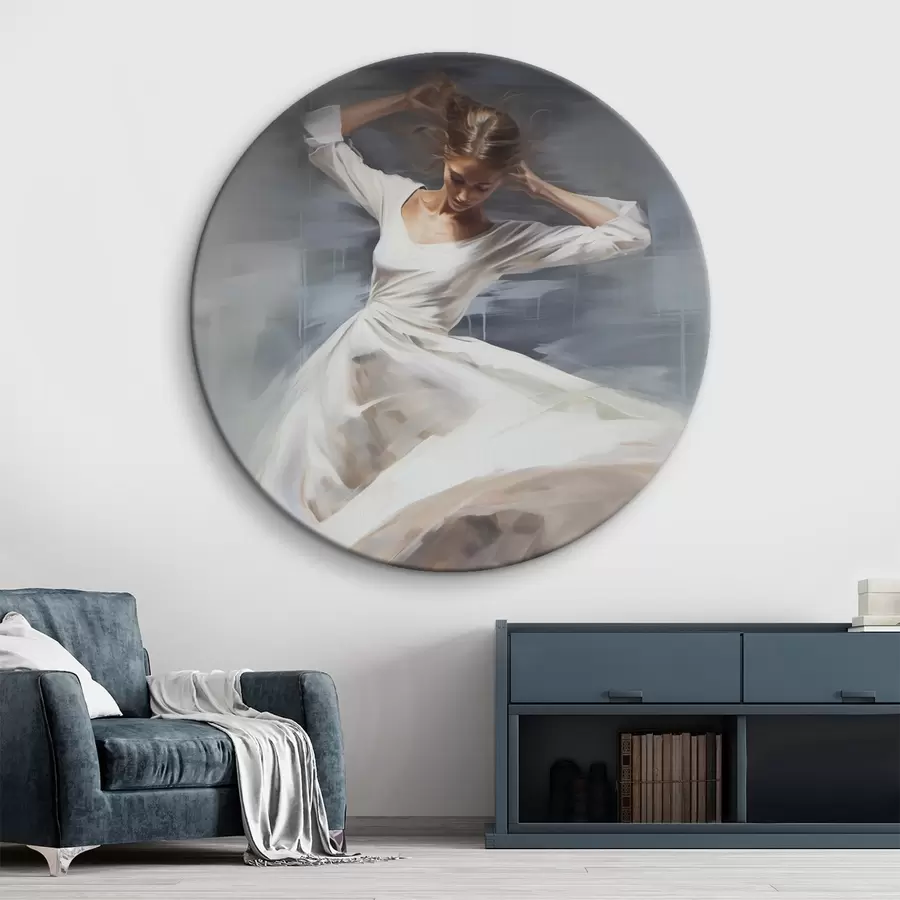  Peintures Danseuse en tons doux r44751