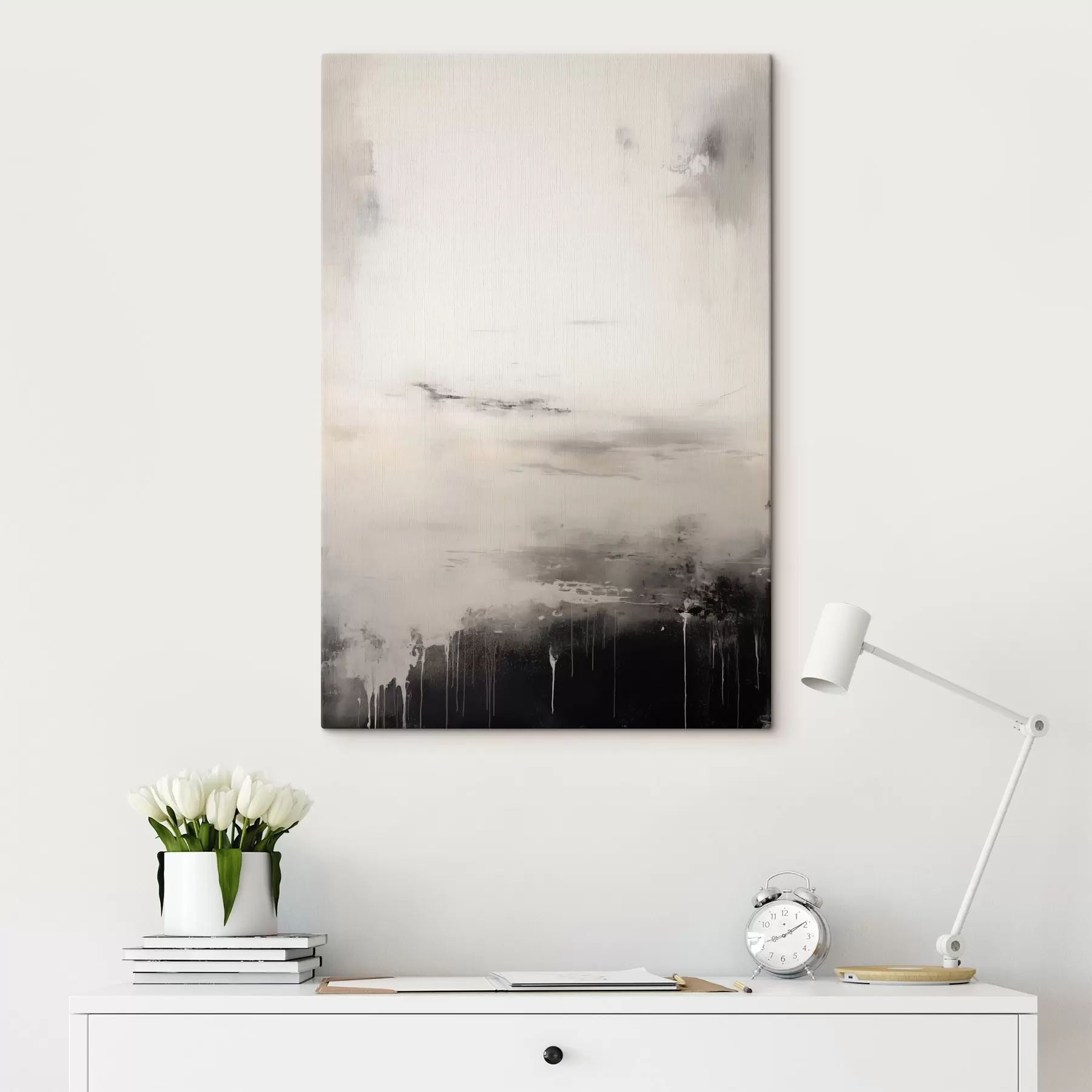  Schilderijen Helder oppervlak met schaduwrijke randen s44742