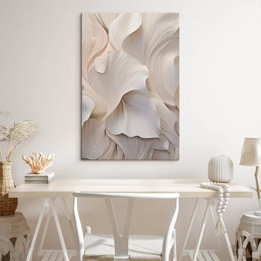  Peintures Surface texturée dans des tons clairs s44745