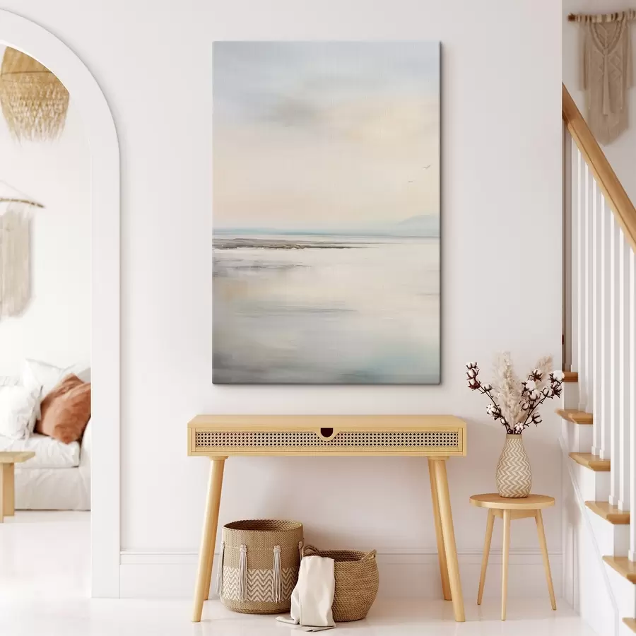  Peintures Mer pastel avec horizon s44746