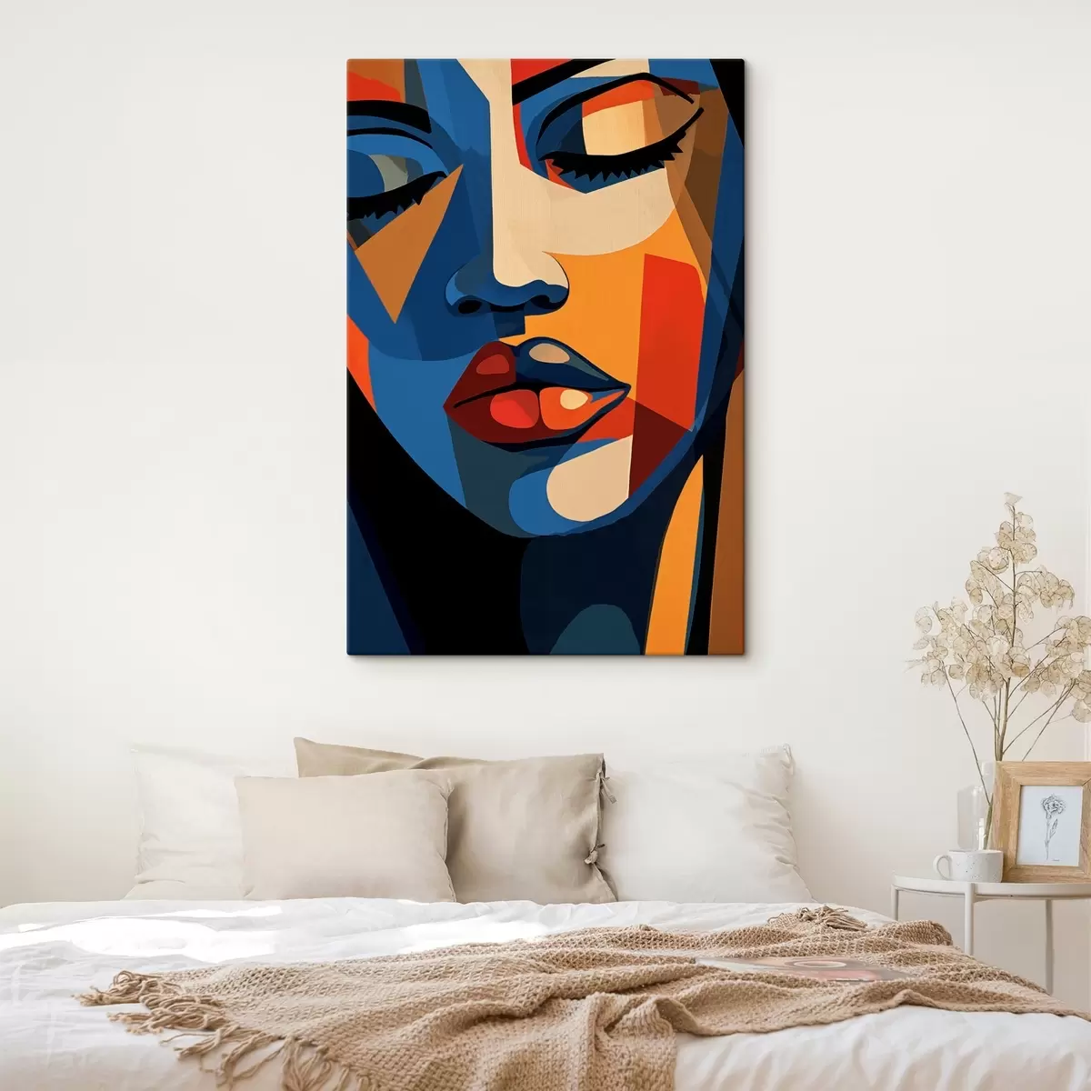 Peintures Portrait dans un style pop art avec des accents graphiques s44759