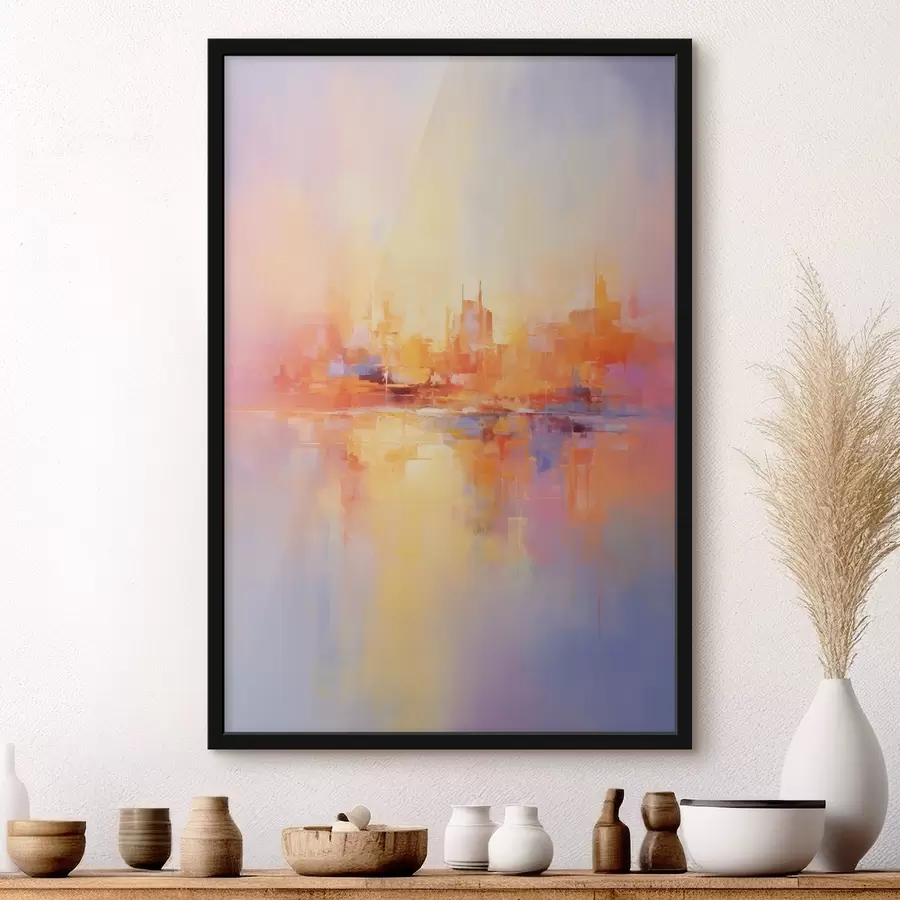 Fotobehang Veelkleurige penseelstreken f44743