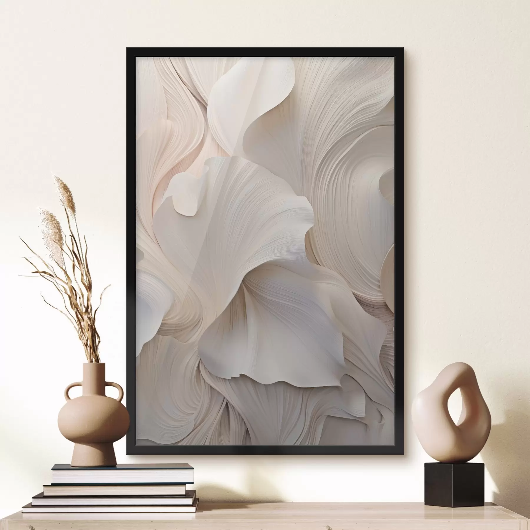 Papier peint photo Surface texturée dans des tons clairs f44745