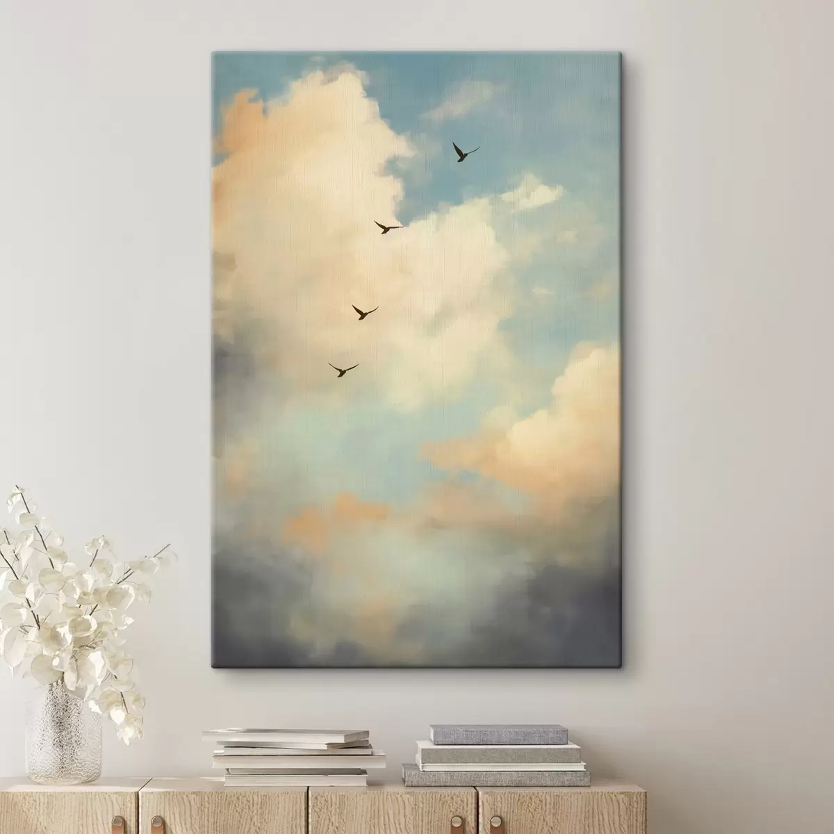  Peintures Nuages dans le ciel s44770