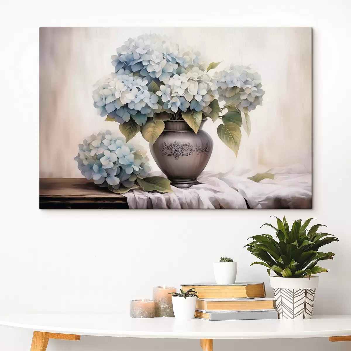  Peintures Fleurs d'hortensia dans un vase s44771