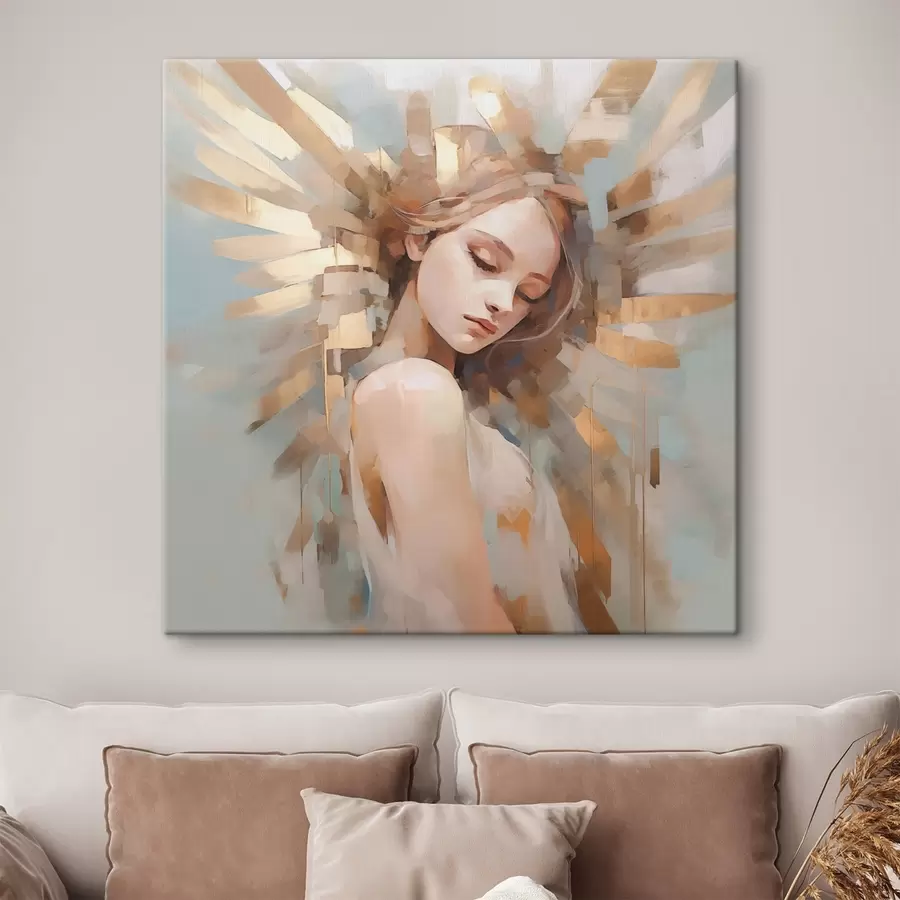  Peintures Portrait abstrait imitation peinture s44774