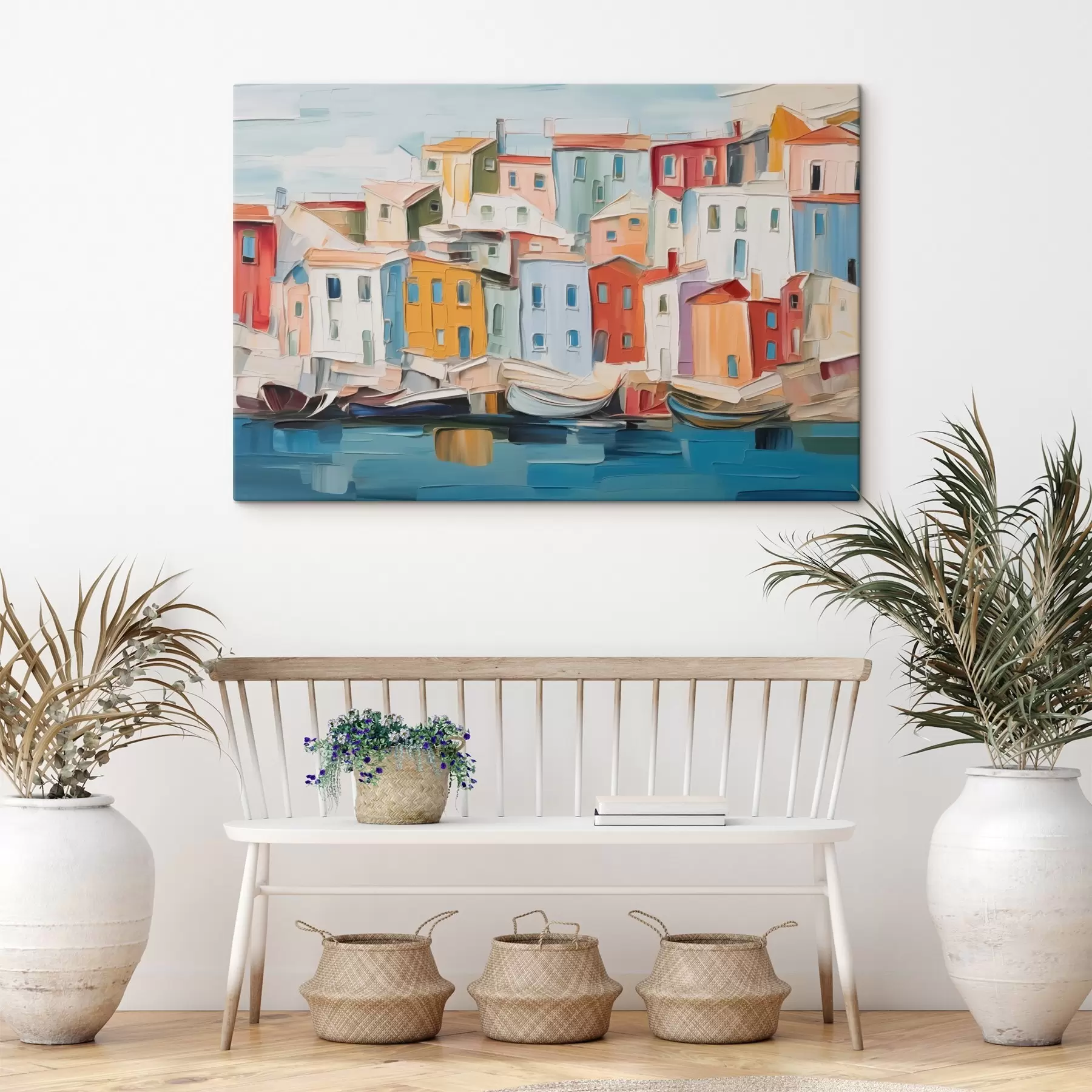 Papier peint photo Maisons de ville abstraites s44783