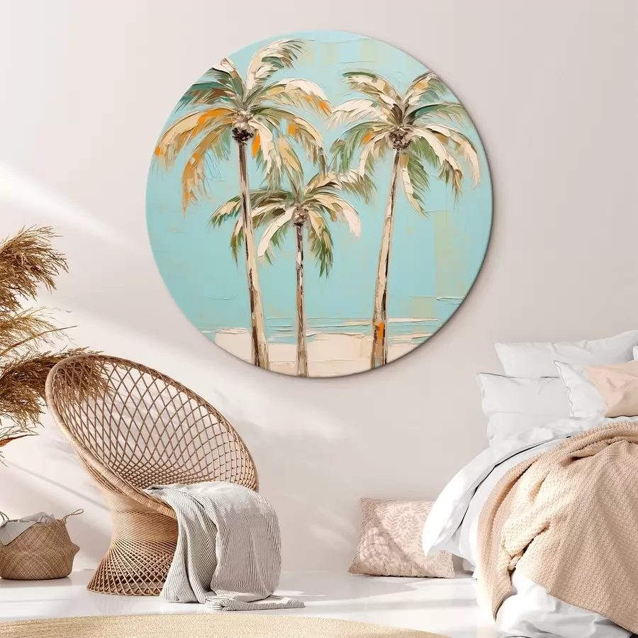  Peintures Peinture imitation palmiers r44781