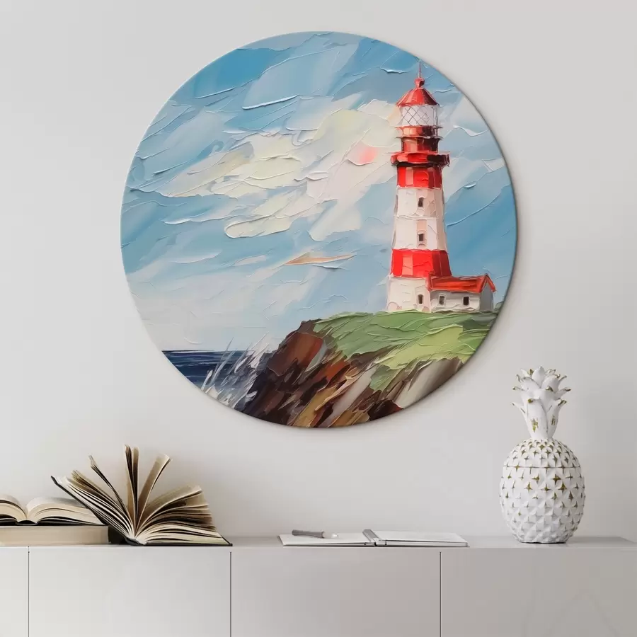  Schilderijen Vuurtoren imitatieschilderij r44782