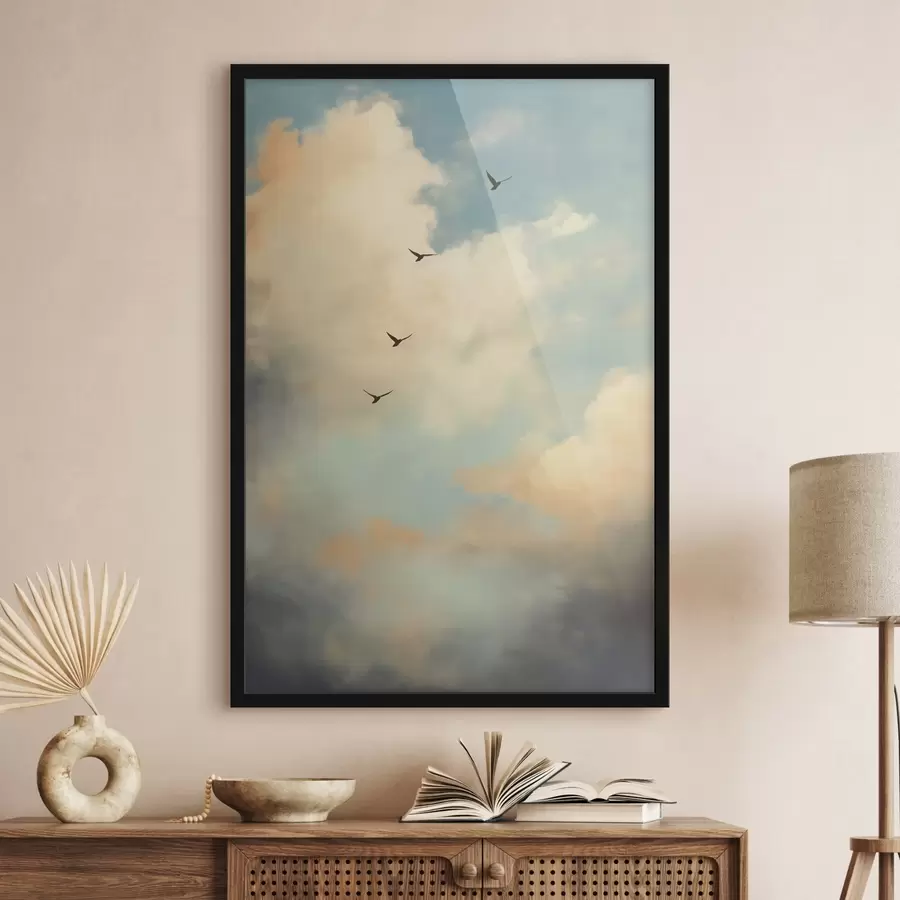  Peintures Nuages dans le ciel f44770