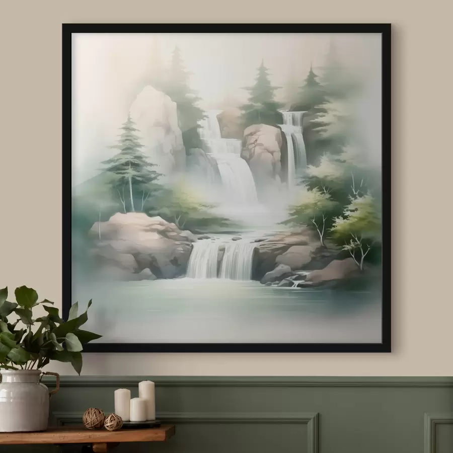 Papier peint photo Imitation d'aquarelle f44777