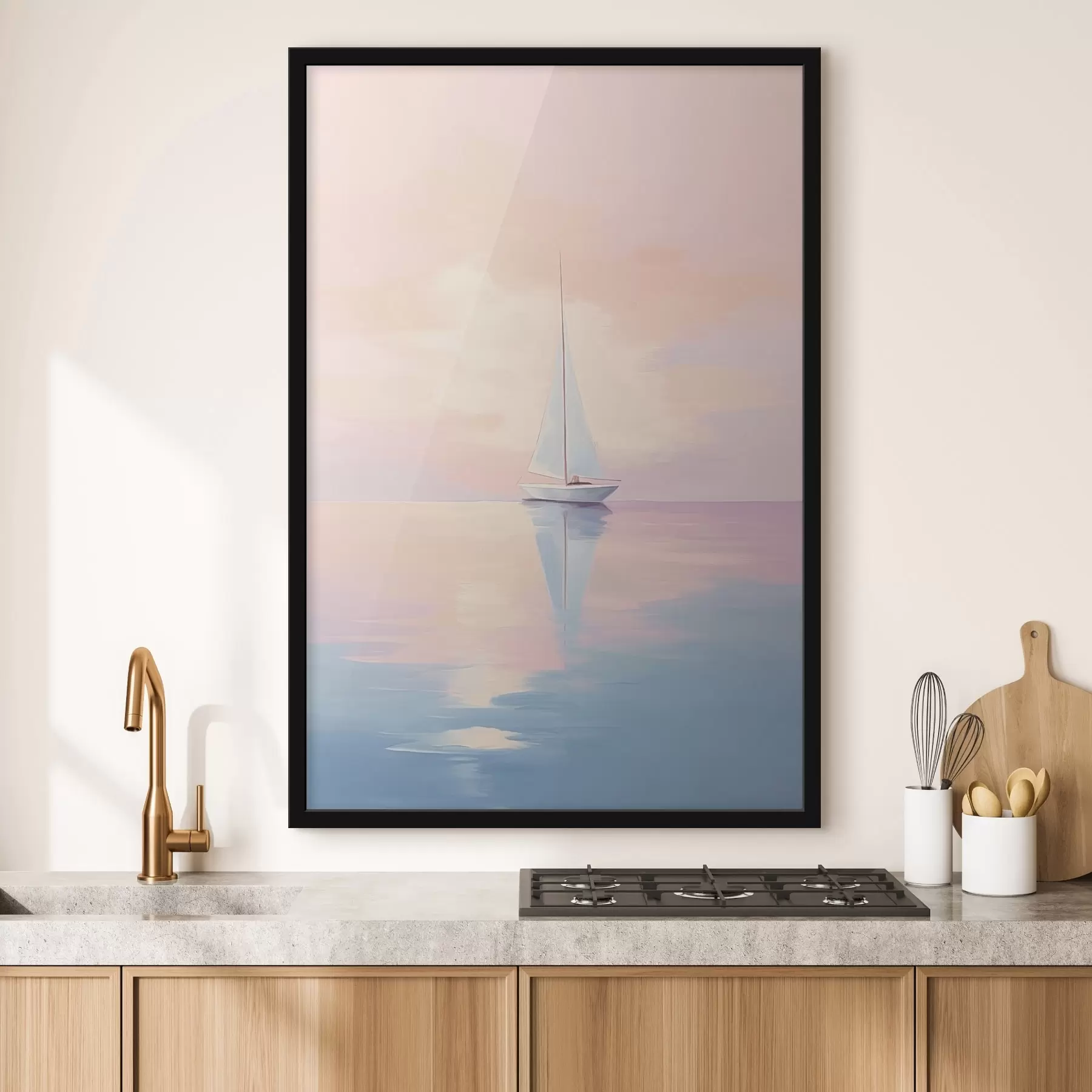  Peintures Yacht en mer f44798